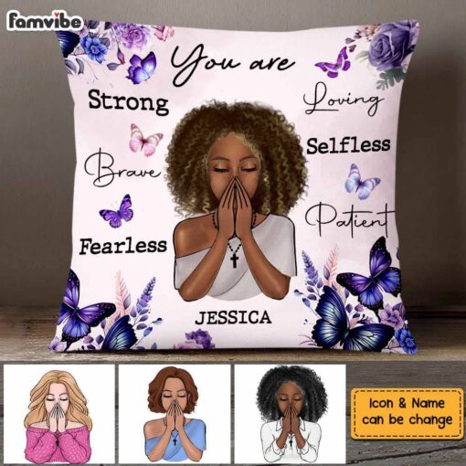 Personalized Gift For Daughter You Are Strong Pillow