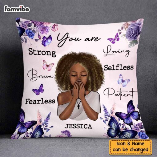 Personalized Gift For Daughter You Are Strong Pillow