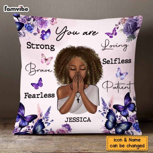 Personalized Gift For Daughter You Are Strong Pillow