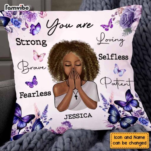 Personalized Gift For Daughter You Are Strong Pillow