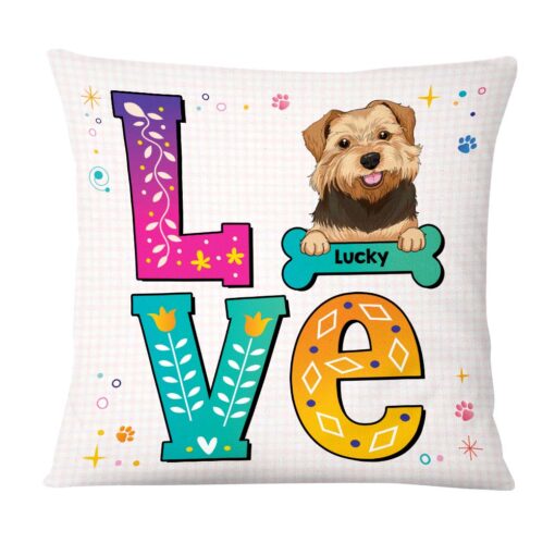 Personalized Gift For Dog Lover Pillow