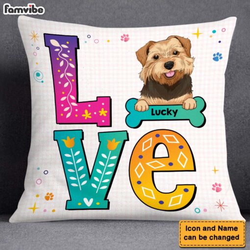 Personalized Gift For Dog Lover Pillow