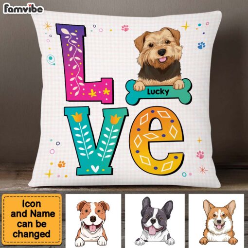 Personalized Gift For Dog Lover Pillow