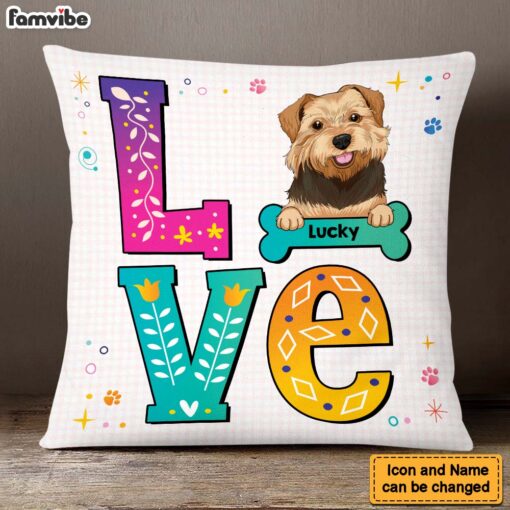 Personalized Gift For Dog Lover Pillow