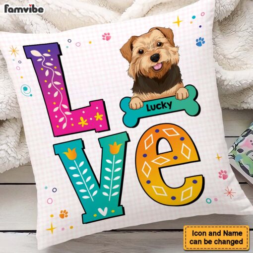 Personalized Gift For Dog Lover Pillow