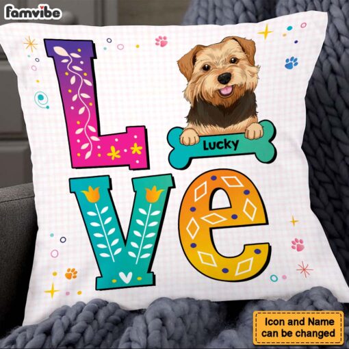 Personalized Gift For Dog Lover Pillow