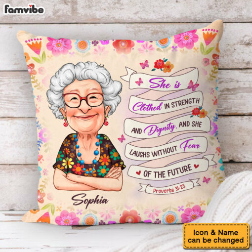 Personalized Gift For Empowered Woman Christian Proverbs Pillow