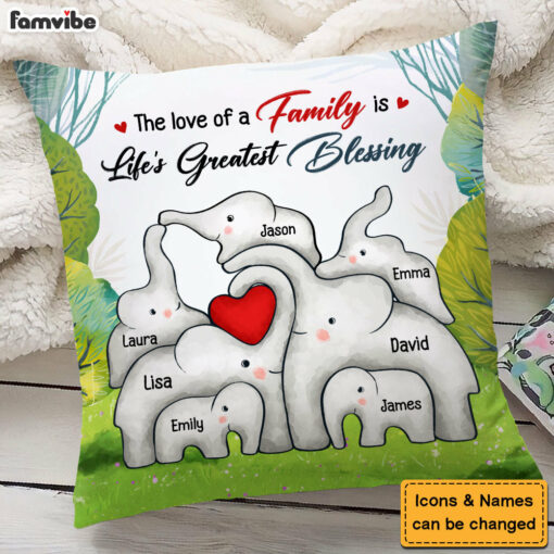 Personalized Gift For Family Life’s Greatest Blessing Pillow