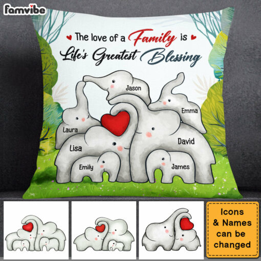 Personalized Gift For Family Life’s Greatest Blessing Pillow