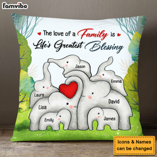 Personalized Gift For Family Life’s Greatest Blessing Pillow