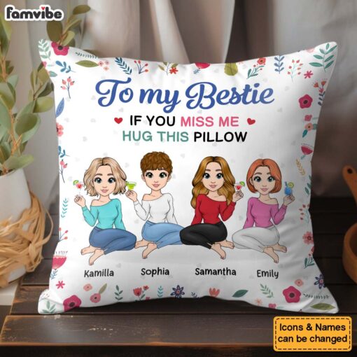 Personalized Gift For Friend Hug This Pillow