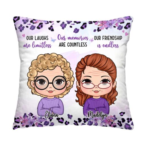 Personalized Gift For Friend Our Friendship Is Endless Pillow