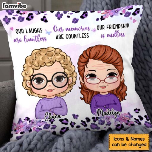 Personalized Gift For Friend Our Friendship Is Endless Pillow