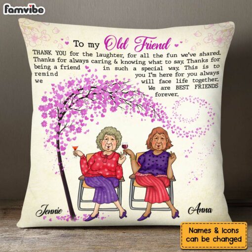 Personalized Gift For Friend Thank You For� All The Laughter Pillow