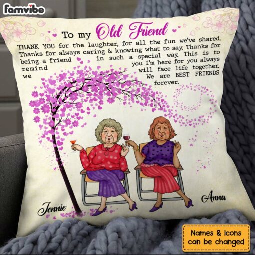 Personalized Gift For Friend Thank You For� All The Laughter Pillow