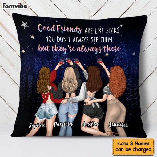 Personalized Gift For Friend They Are Always There Pillow