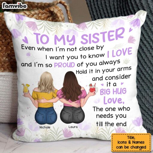 Personalized Gift For Friend This Big Hug Pillow