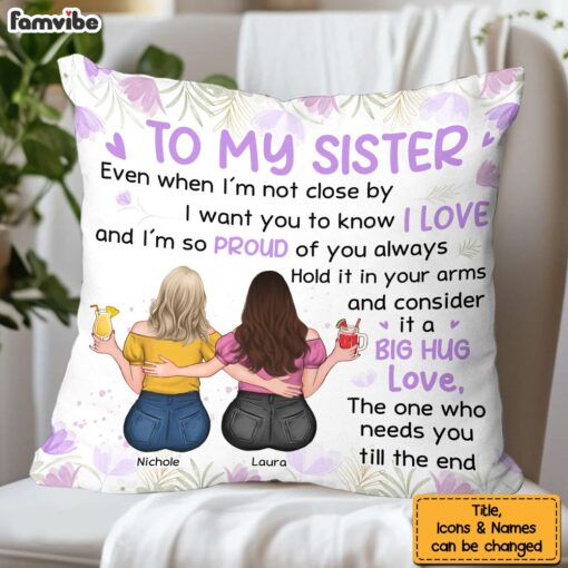 Personalized Gift For Friend This Big Hug Pillow