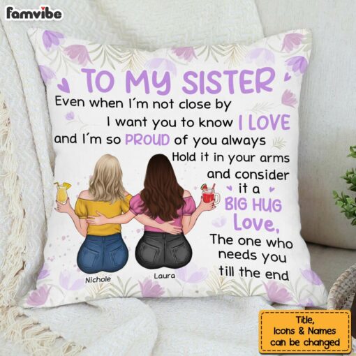 Personalized Gift For Friend This Big Hug Pillow