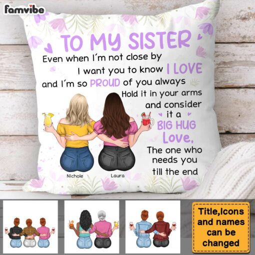 Personalized Gift For Friend This Big Hug Pillow