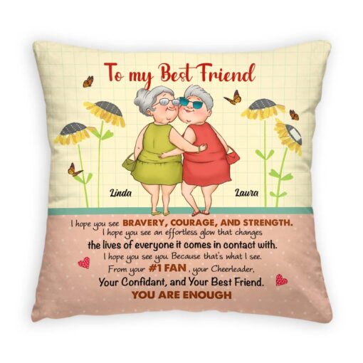 Personalized Gift For Friend You Are Enough Pillow