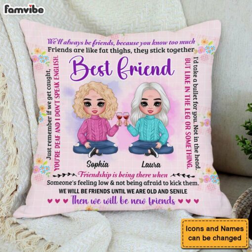 Personalized Gift For Friend You Are My Friend Pillow