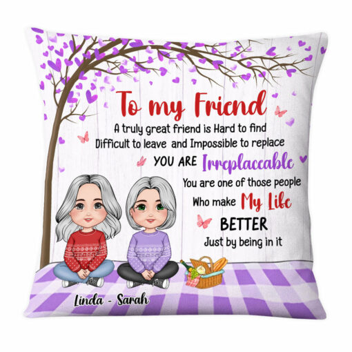 Personalized Gift For Friends A Truly Great Friend Pillow