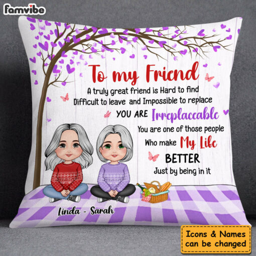 Personalized Gift For Friends A Truly Great Friend Pillow