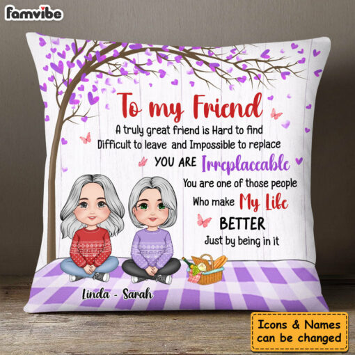 Personalized Gift For Friends A Truly Great Friend Pillow