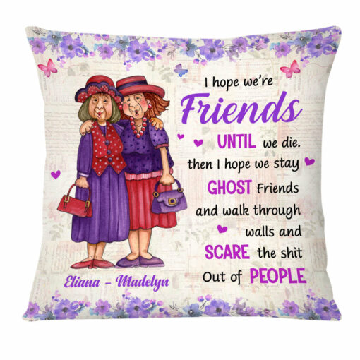 Personalized Gift For Friends Cherished Memories Pillow