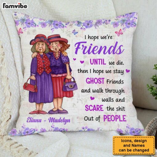 Personalized Gift For Friends Cherished Memories Pillow