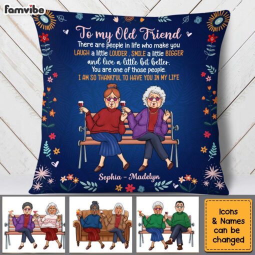 Personalized Gift For Friends I Am So Thankful Pillow