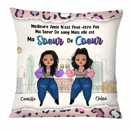 Personalized Gift For Friends Life With Sisters Pillow