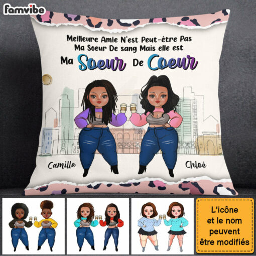 Personalized Gift For Friends Life With Sisters Pillow