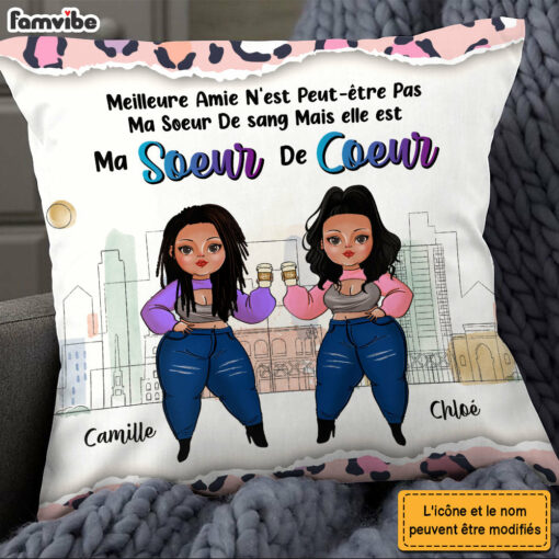 Personalized Gift For Friends Life With Sisters Pillow