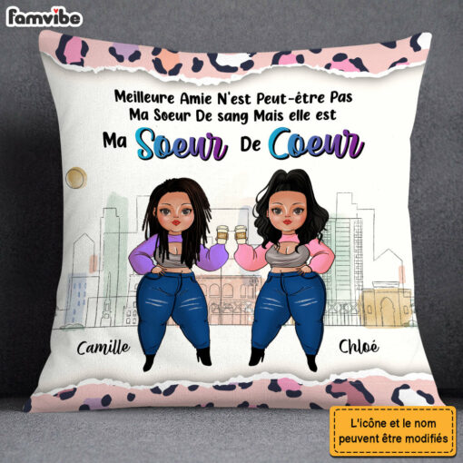 Personalized Gift For Friends Life With Sisters Pillow