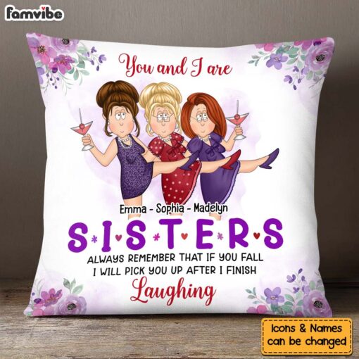 Personalized Gift For Friends Pick You Up After I Finish Laughing Pillow