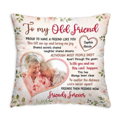 Personalized Gift For Friends Proud To Have A Friend Like You�Upload Photo Pillow