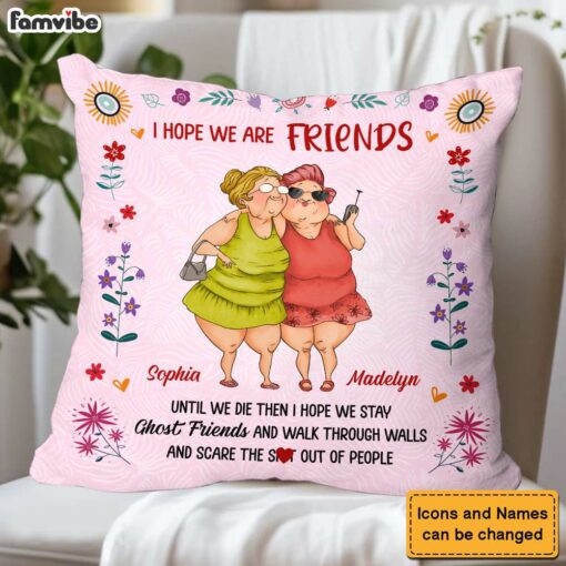 Personalized Gift For Friends Sisters Pillow