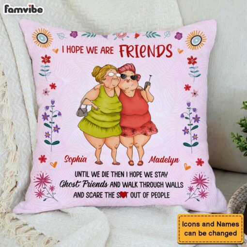 Personalized Gift For Friends Sisters Pillow