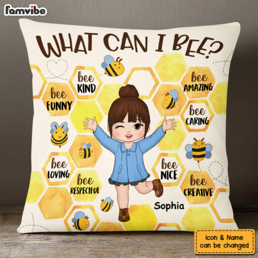 Personalized Gift For Granddaughter Be Kind Pillow