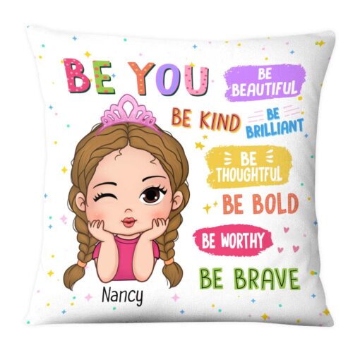 Personalized Gift For Granddaughter Be You Affirmations Pillow