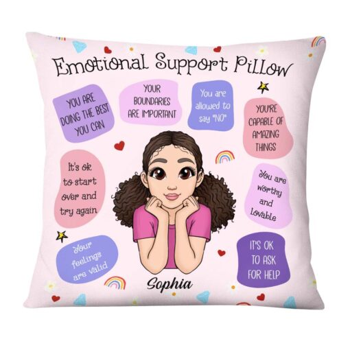 Personalized Gift For Granddaughter Emotional Support Pillow