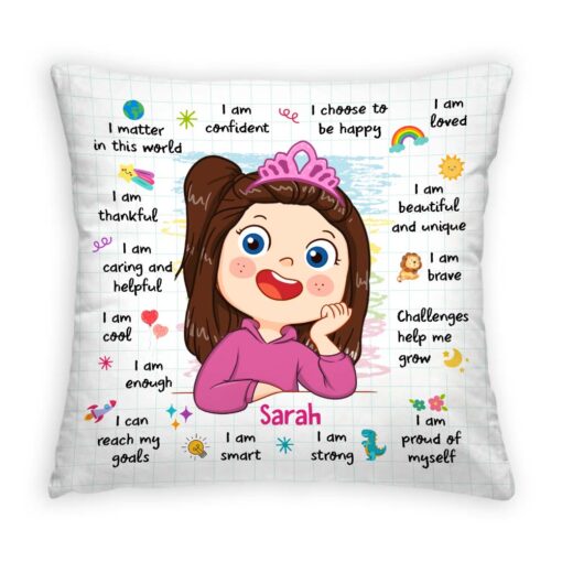 Personalized Gift For Granddaughter I Am Pillow