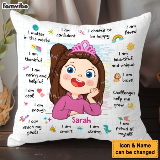 Personalized Gift For Granddaughter I Am Pillow