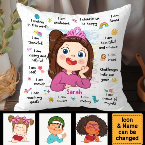 Personalized Gift For Granddaughter I Am Pillow