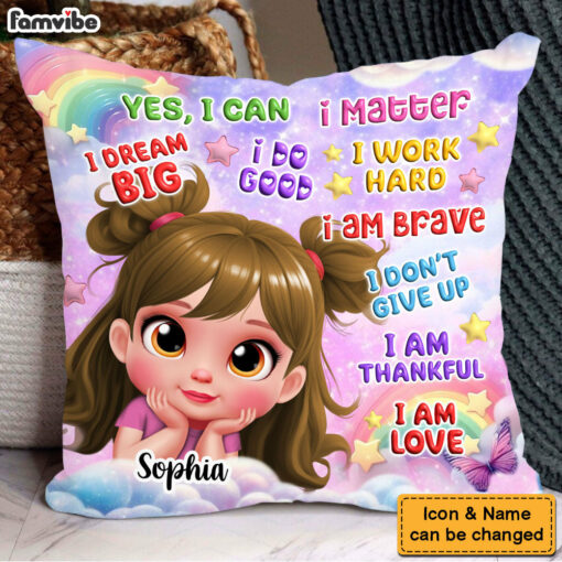 Personalized Gift For Granddaughter I Do Good 3D Print Pillow