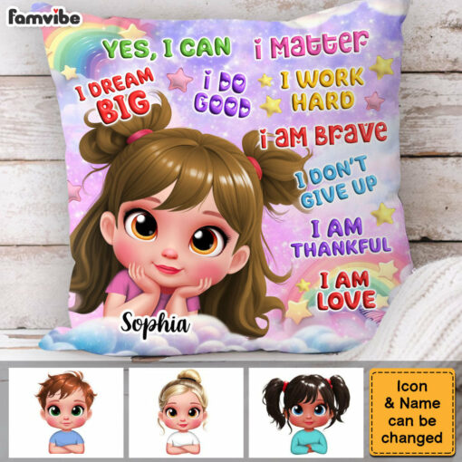 Personalized Gift For Granddaughter I Do Good 3D Print Pillow