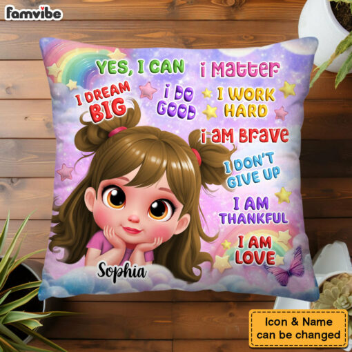 Personalized Gift For Granddaughter I Do Good 3D Print Pillow