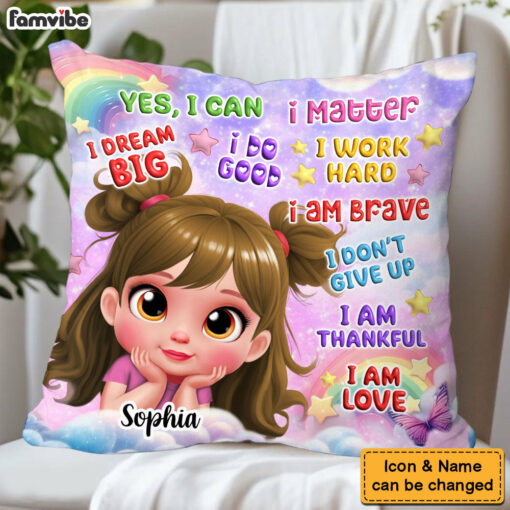 Personalized Gift For Granddaughter I Do Good 3D Print Pillow